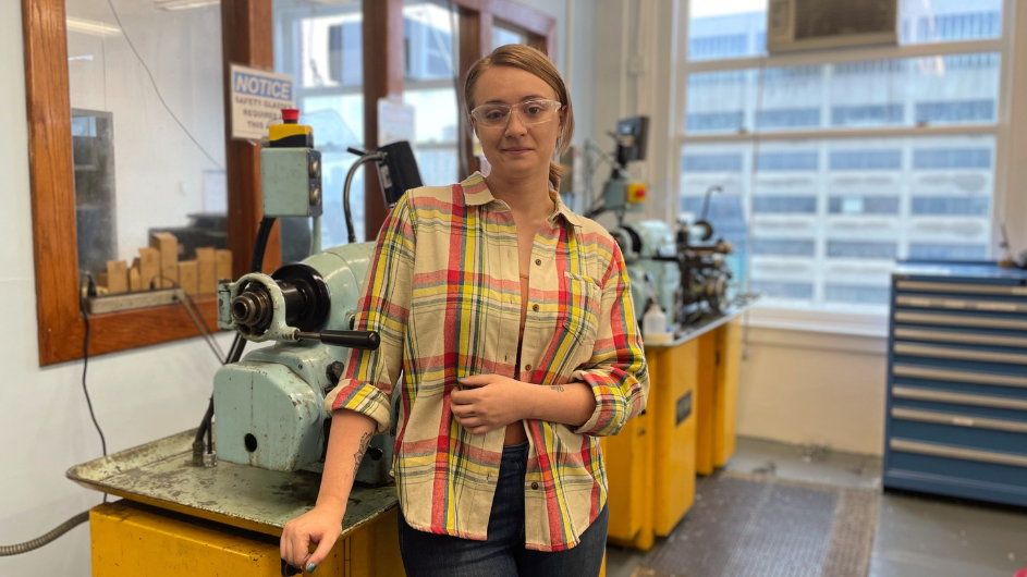 Staff Engineer Clara Wilson is reinventing the Columbia Physics Design Lab from a machine shop to a makerspace for users to imagine the future of physics.